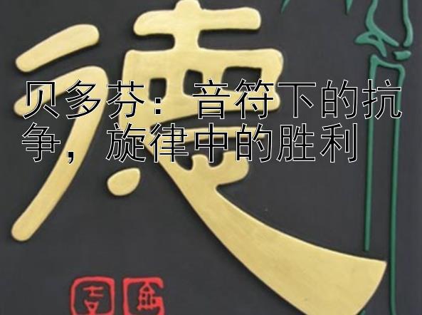 贝多芬：音符下的抗争，旋律中的胜利