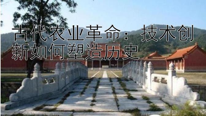 古代农业革命：技术创新如何塑造历史